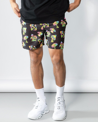 Lucid Psyche Elastic Waist Shorts for Mens image number null