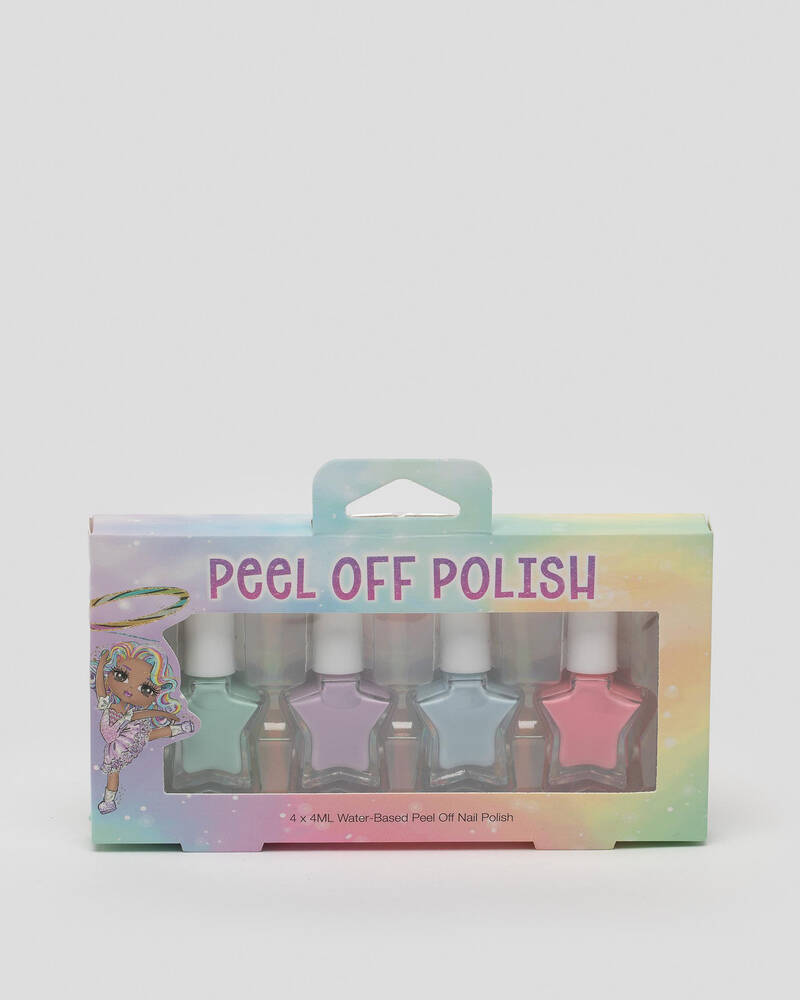 Mooloola Roller Derby Peel Off Nail Polish Pack for Womens
