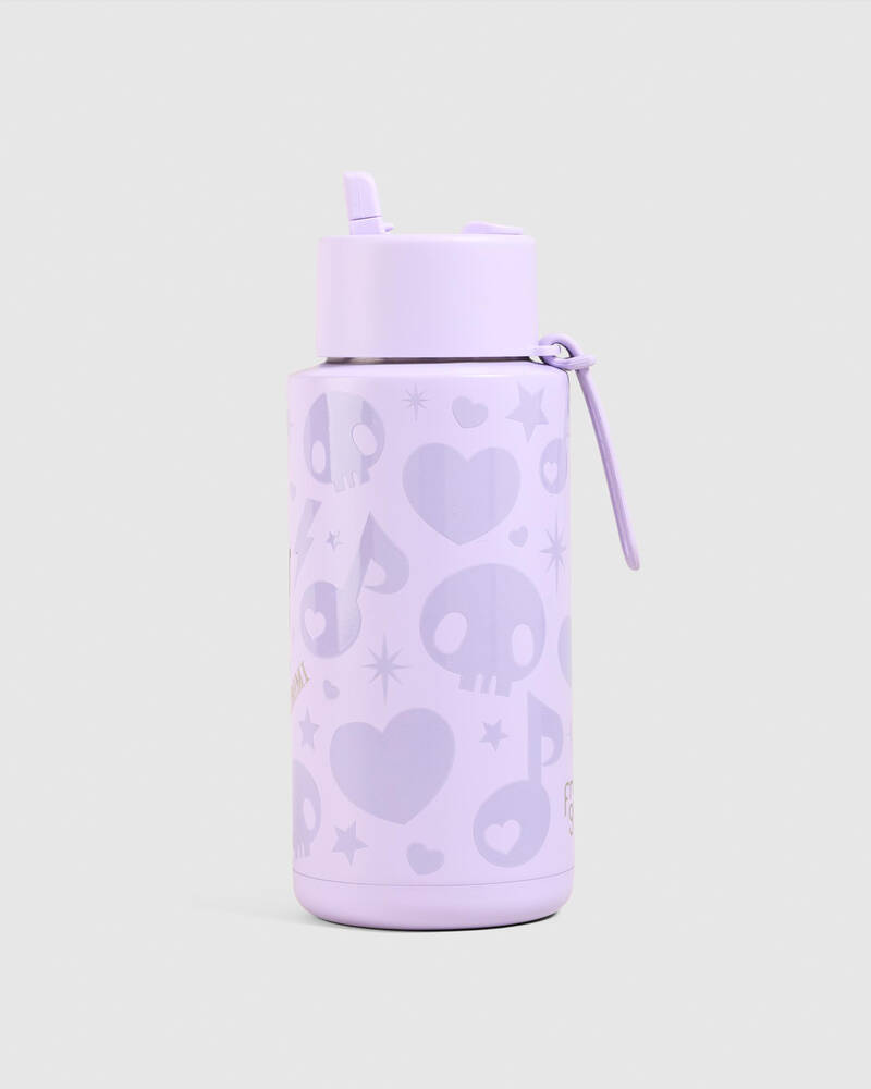Frank Green 34oz Kuromi Reusable Bottle with Flip Straw Lid for Unisex
