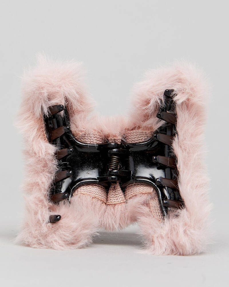 Karyn In LA Furry Hair Claw Clip for Womens