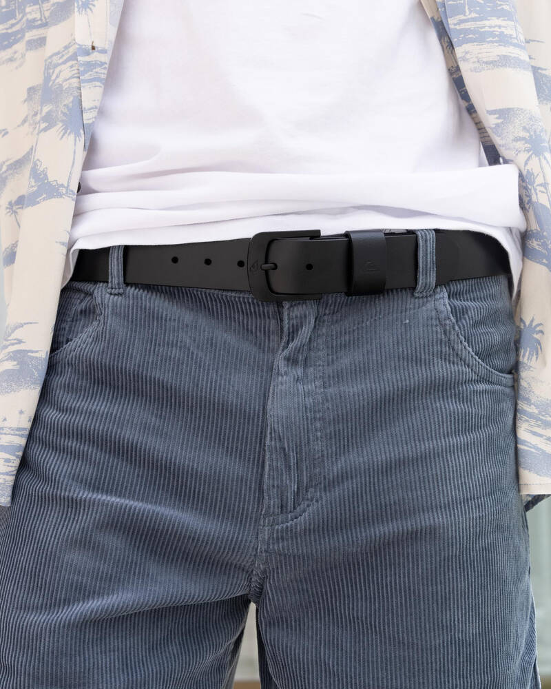 Quiksilver The Everydaily 3 Leather Belt for Mens