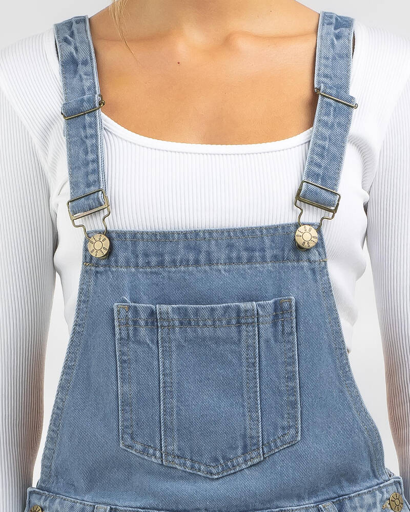 DESU Parker Denim Long Overalls for Womens