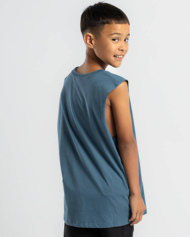 Santa Cruz Boys' Melting Hand Front Muscle Tank for Mens