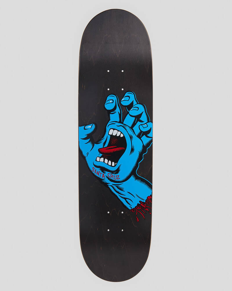 Santa Cruz Screaming Hand 8.6" Skateboard Deck for Unisex