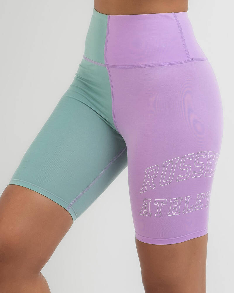 Russell Athletic Two Tone Bike Shorts for Womens