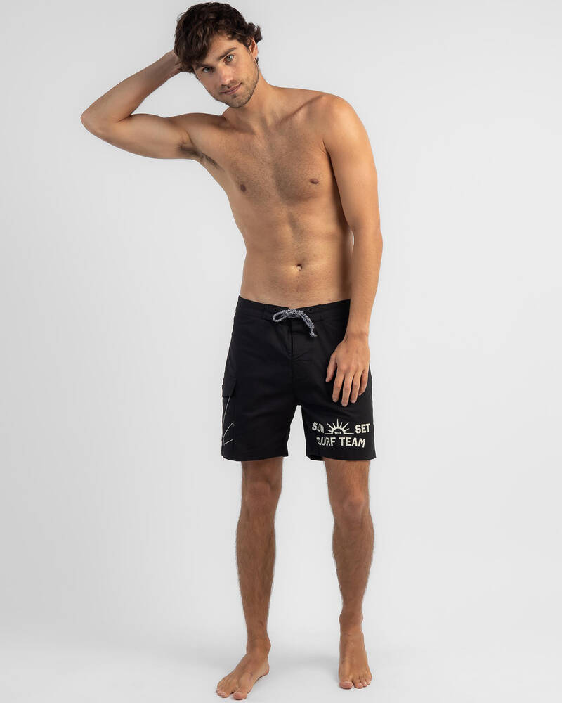 The Critical Slide Society Sunset Board Shorts for Mens