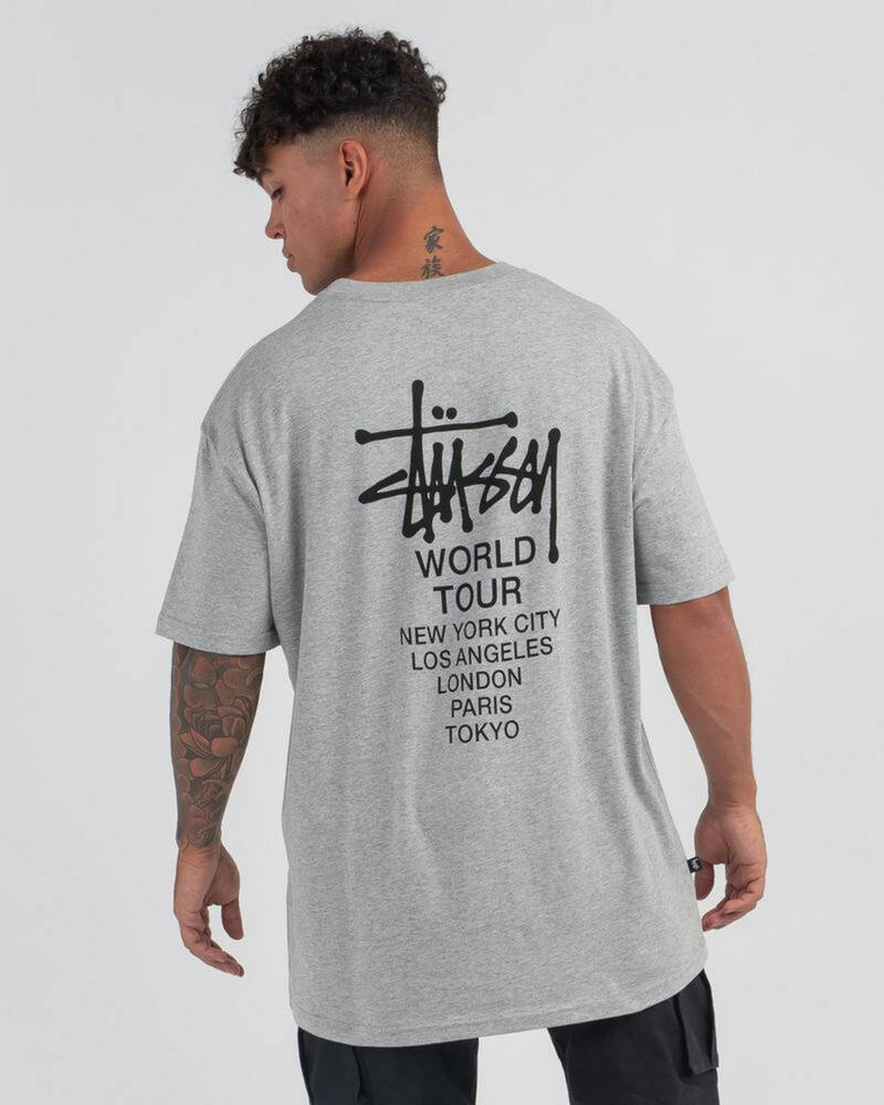 Stussy World Tour T-Shirt for Mens
