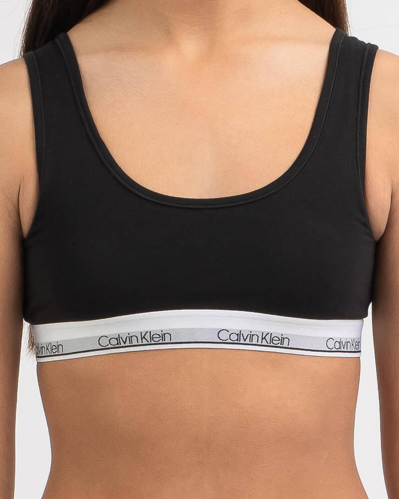 Calvin Klein Girls' Modern Cotton Bralette Pack for Womens