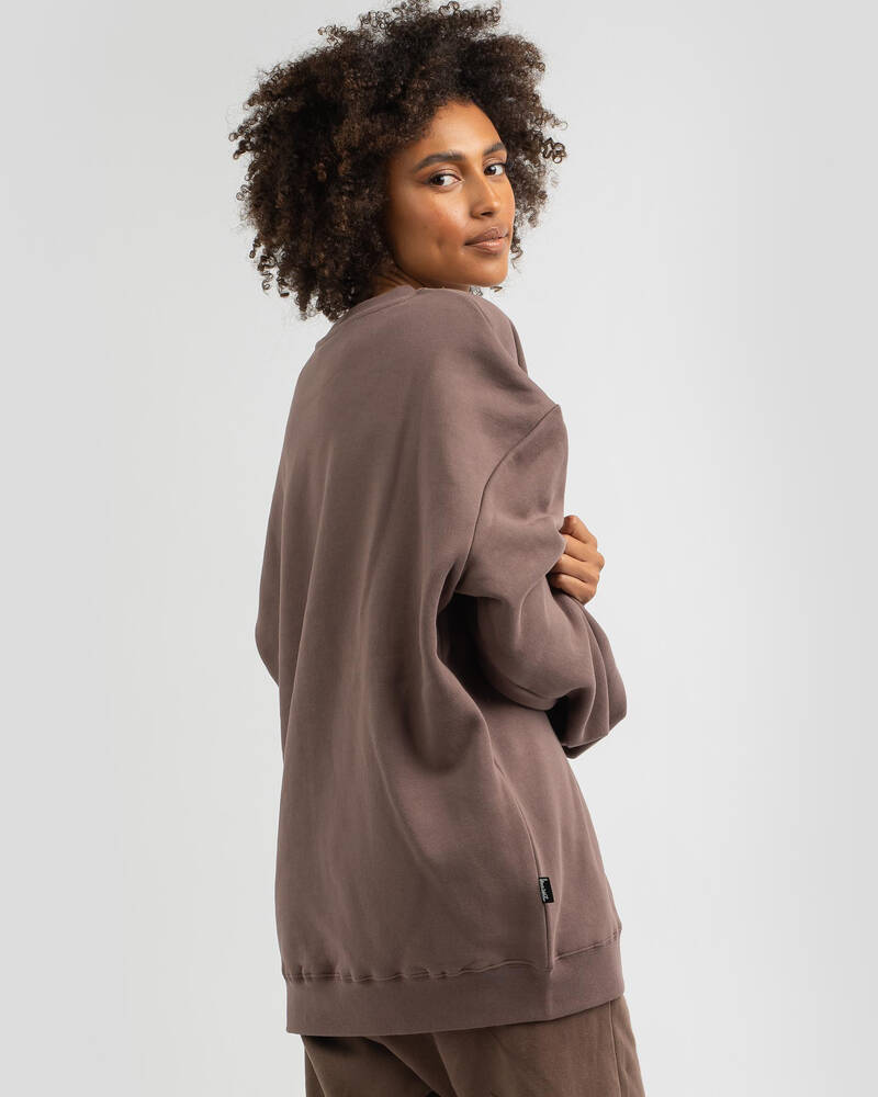 Stussy Stock Boyfriend Sweatshirt for Womens