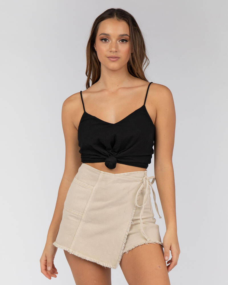 Ava And Ever Sierra Knot Top for Womens