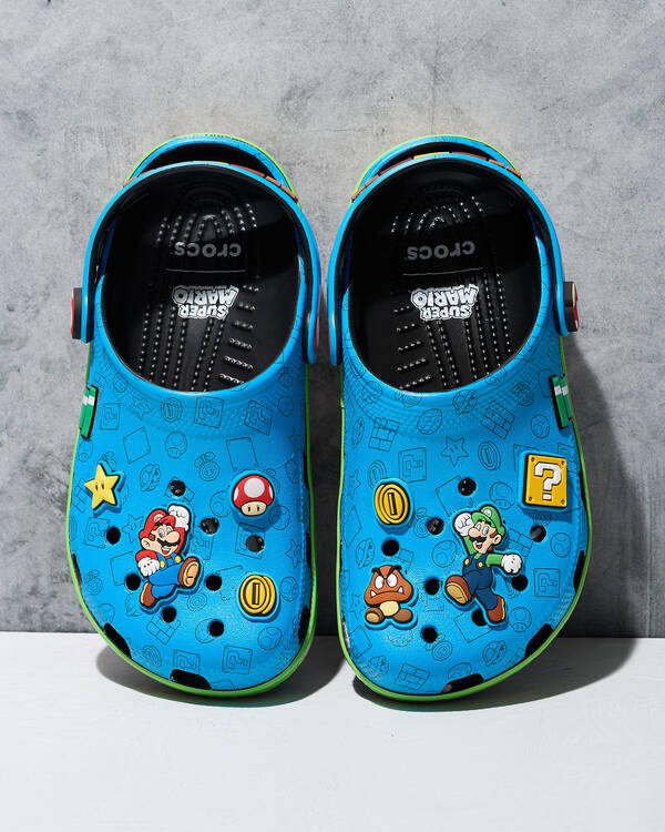 Crocs Classic Super Mario Core Clogs for Unisex