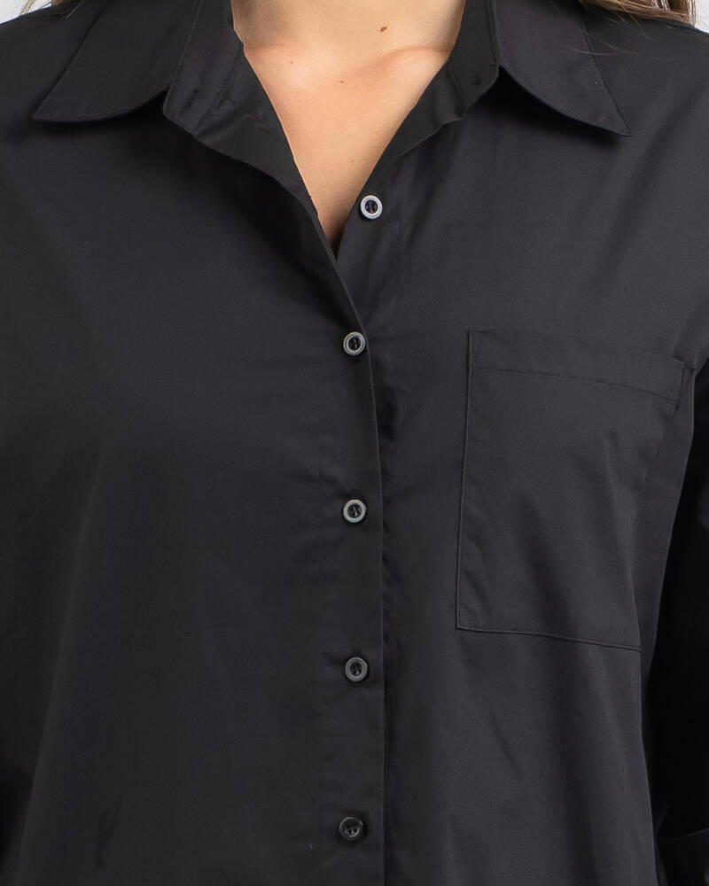 Ava And Ever Material Girl Shirt for Womens