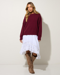 Mooloola Horizon Crew Knit Jumper for Womens image number null