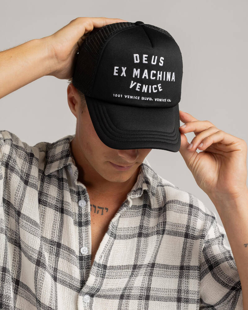 Deus Ex Machina Venice Address Trucker Cap for Mens