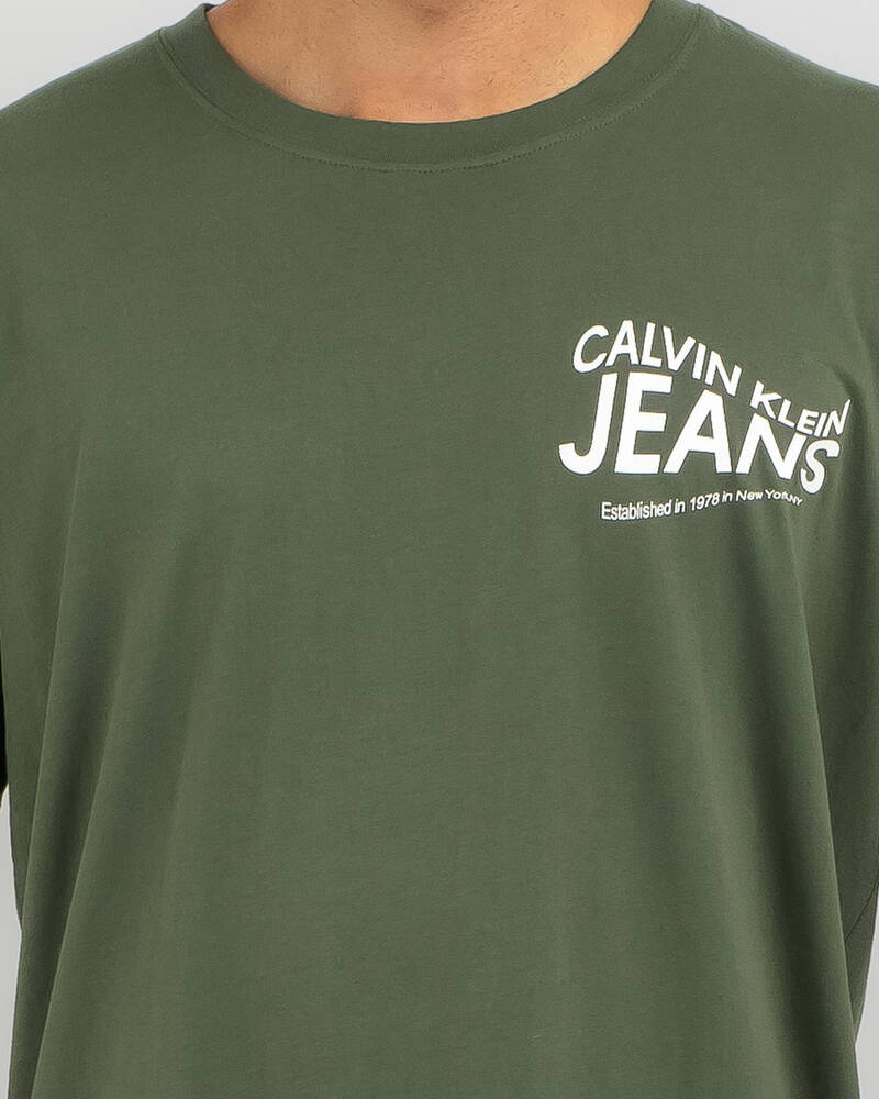 Calvin Klein Future Motion Graphic T-Shirt for Mens
