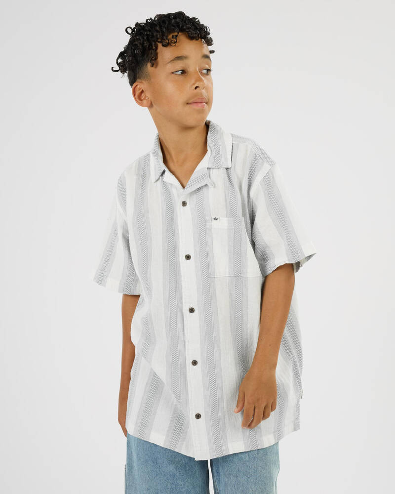 Rip Curl Boys' Classic Surf Weaver Short Sleeve Shirt for Mens