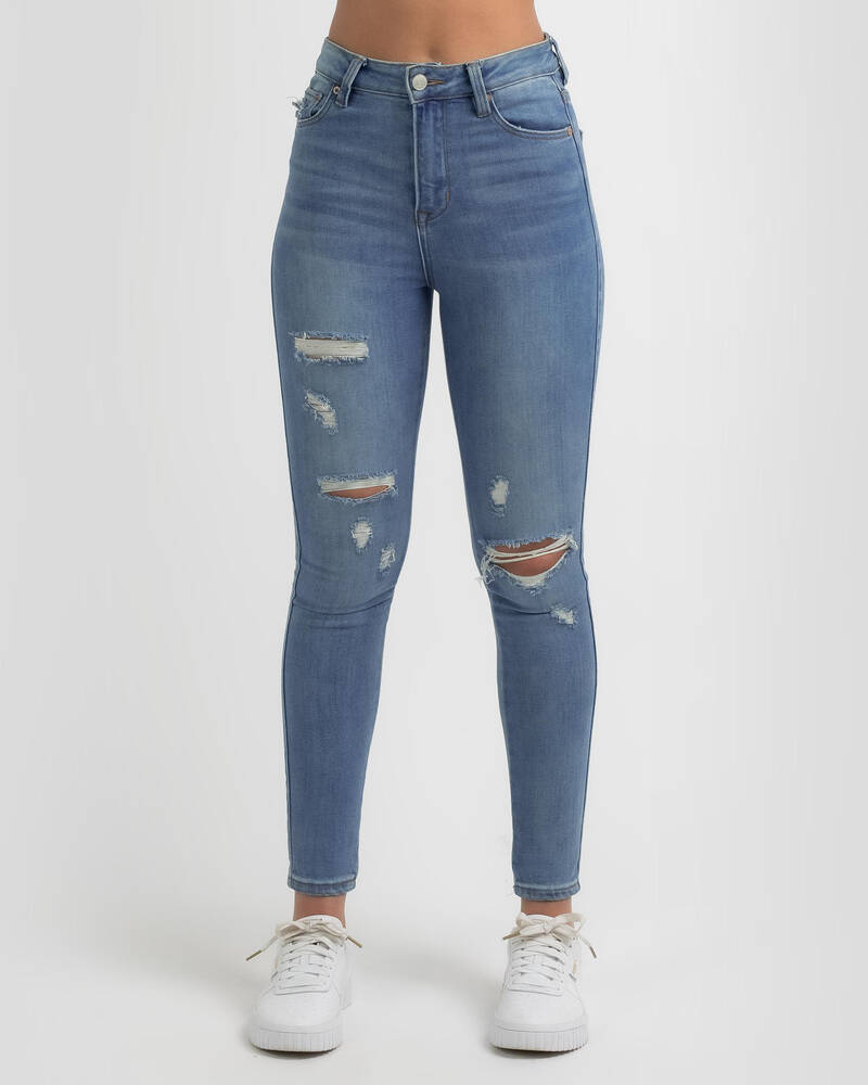 Ziggy Denim Swizzle Sticks High Rise Skinny Jeans for Womens