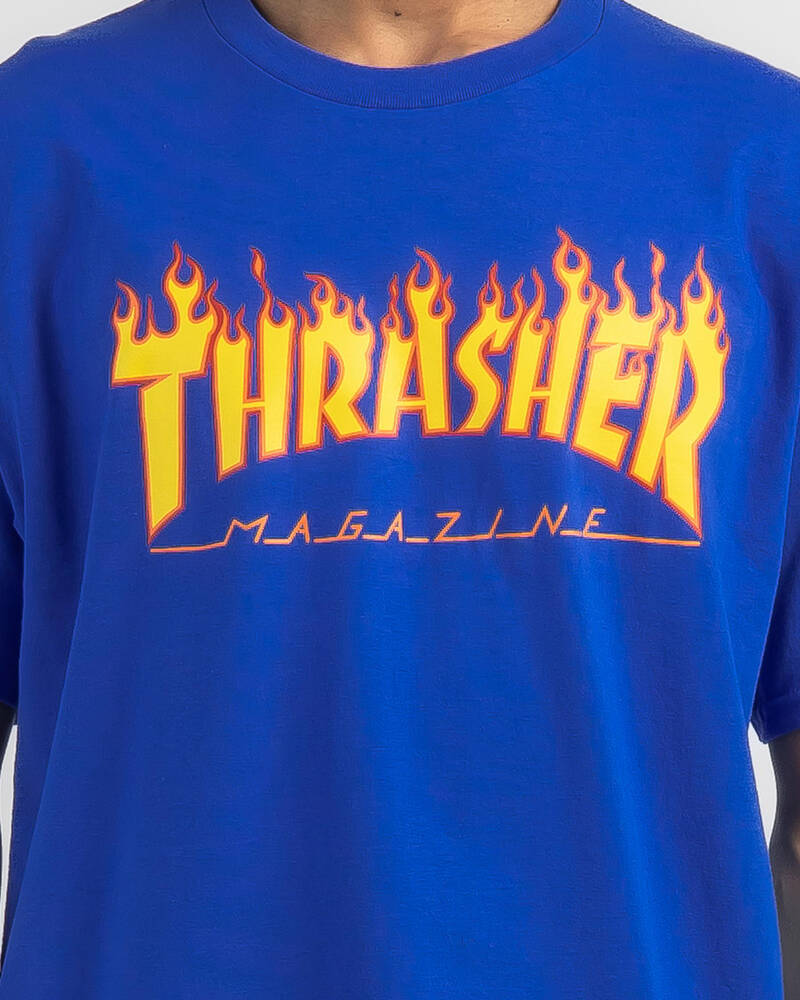 Thrasher Flame Logo T-Shirt for Mens
