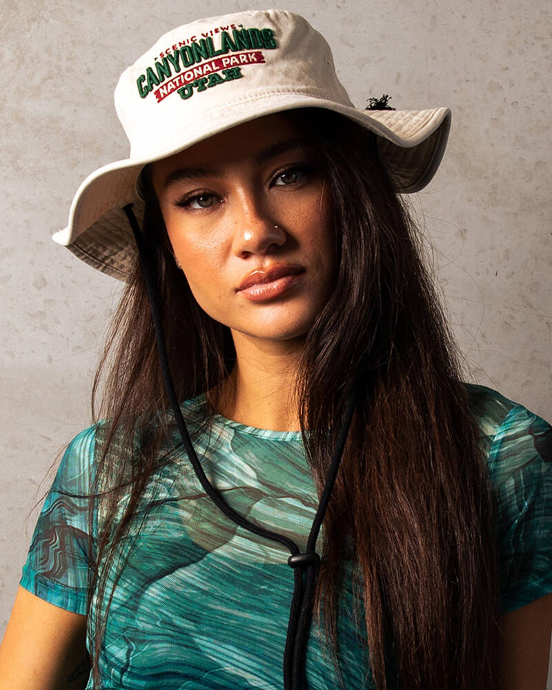 American Needle Canyonlands Wide Brim Bucket Hat for Womens