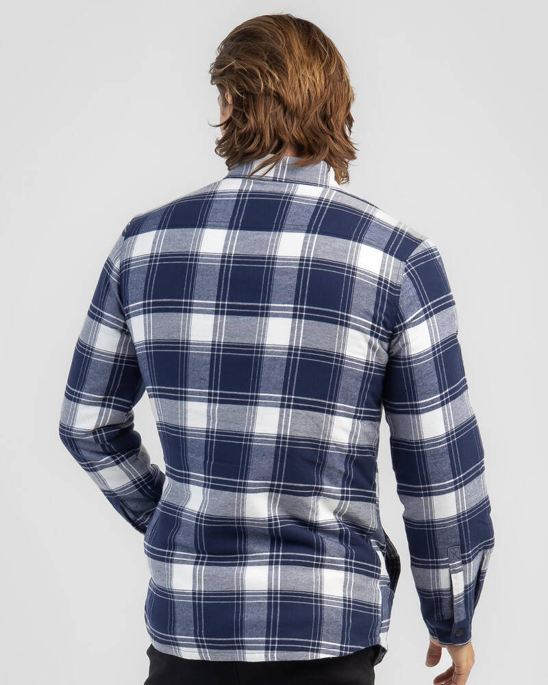 Skylark Section Long Sleeve Flannel for Mens