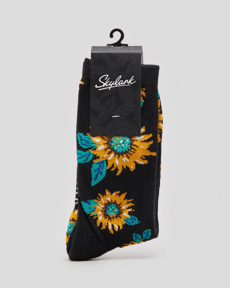 Skylark Sunflower Socks for Mens