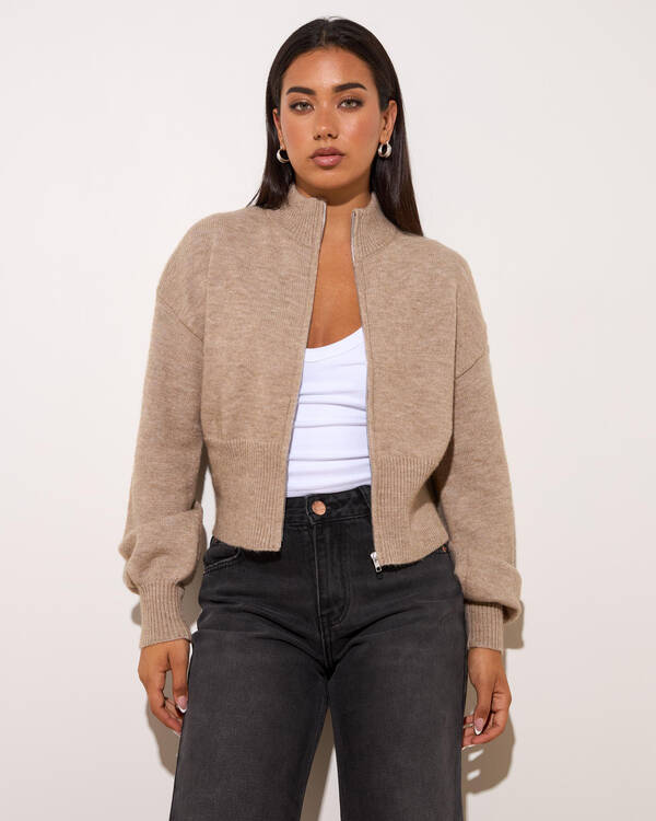 Ava And Ever Jimmi Zip Knit Jumper for Womens