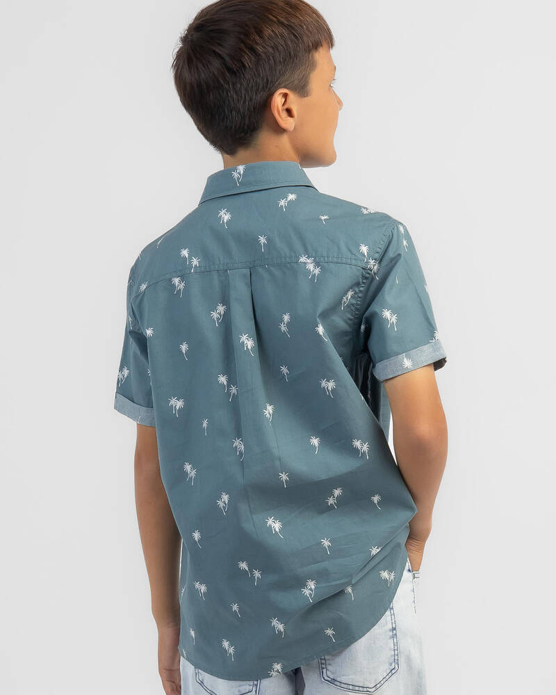 Rip Curl Boys' Paradise Palms Short Sleeve Shirt for Mens