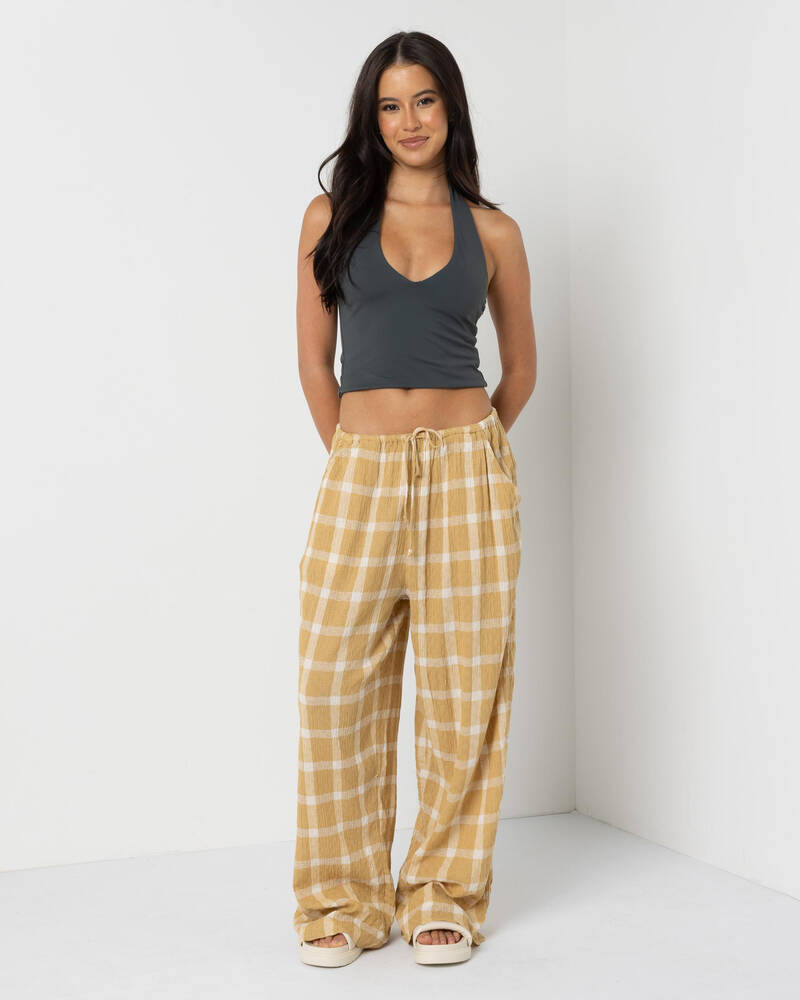 Billabong Checked Out Beach Pants for Womens