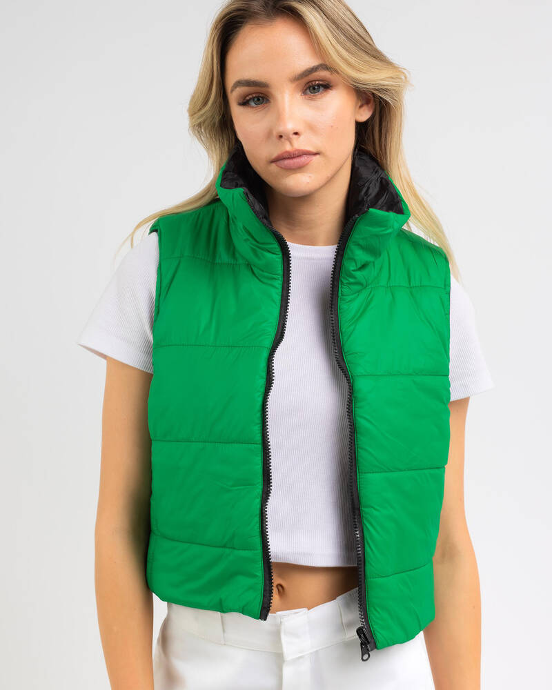 Ava And Ever Whistler Reversible Puffer Vest for Womens