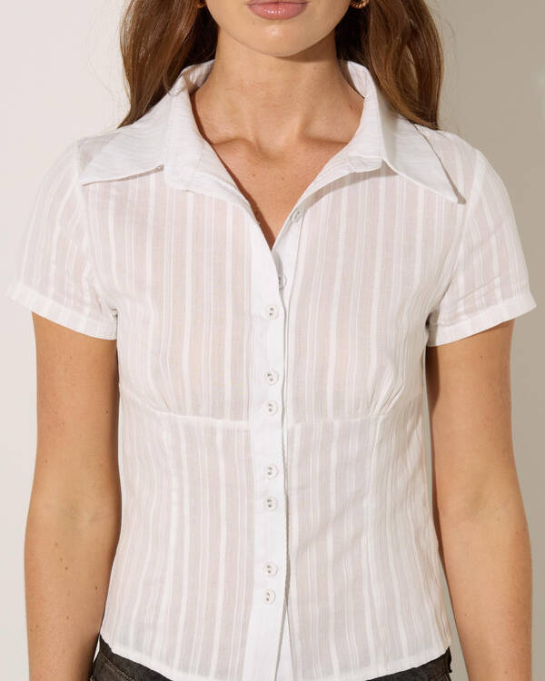 Ava And Ever Ingrid Short Sleeve Shirt for Womens