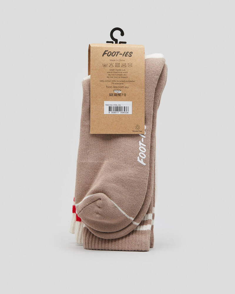 FOOT-IES Beer Pong Socks 2 Pack for Mens