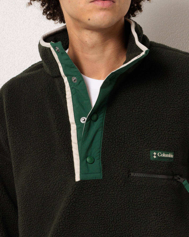 Columbia Helvetia II Half Snap Fleece Sweatshirt for Mens