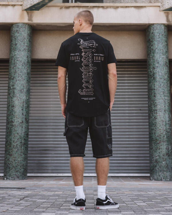 Kiss Chacey Recoil Dual Curved T-Shirt for Mens