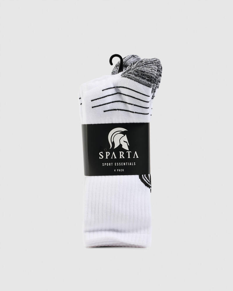 Sparta Sport Socks 4 Pack for Mens