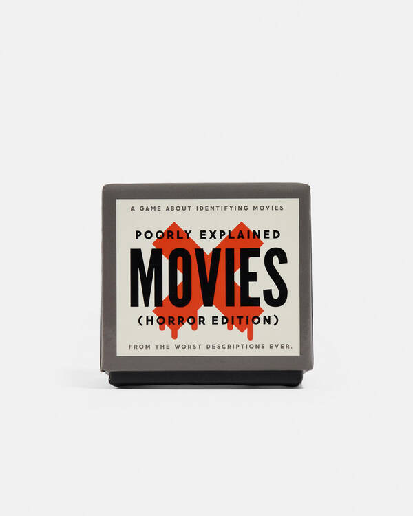 Mini Poorly Explained Movies Card Game - Horror Edition