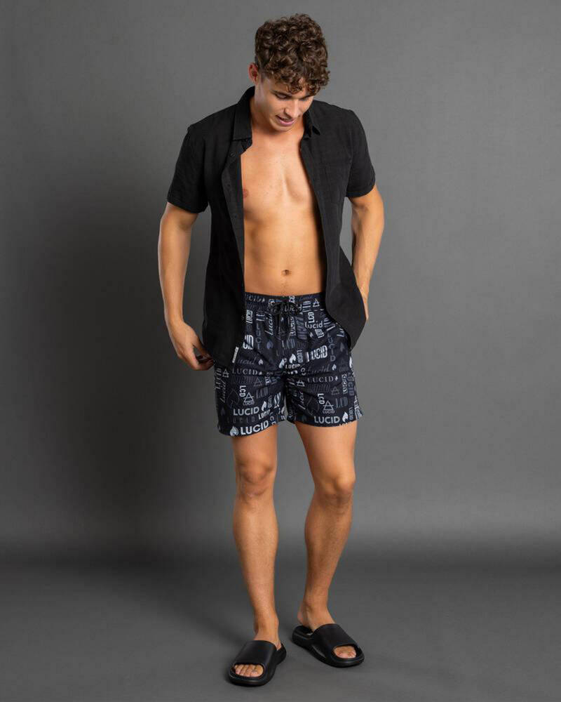Lucid Distinct Elastic Waist Shorts for Mens