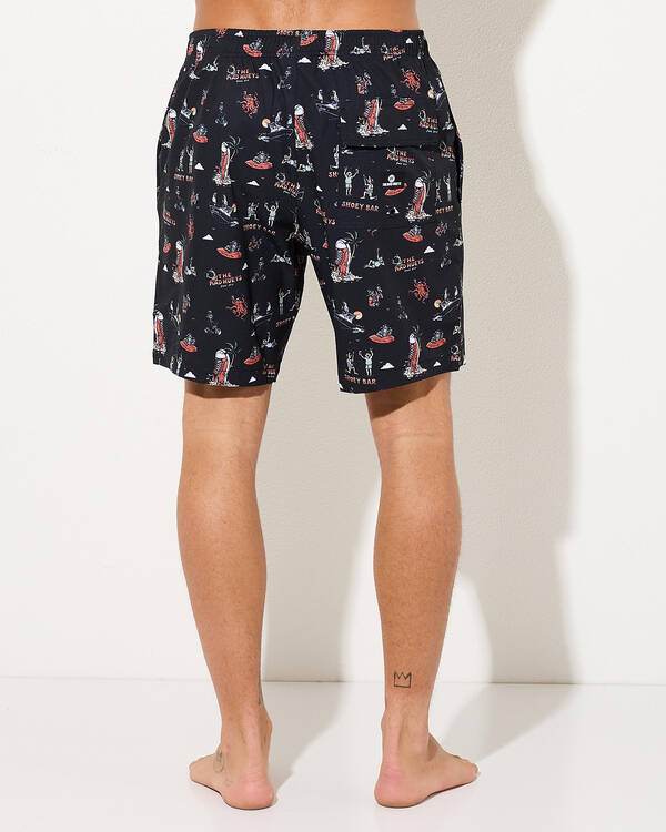 The Mad Hueys Shoey Bar Swim Volley Shorts for Mens