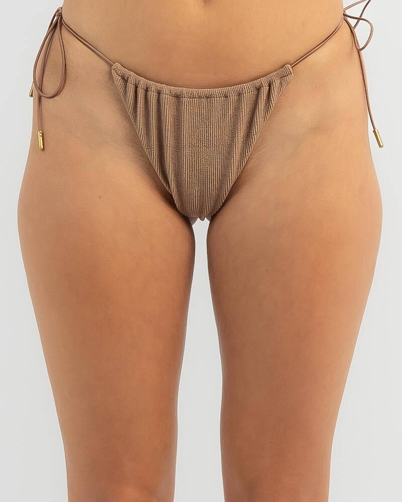 Kaiami Rue Itsy Tie Side Bikini Bottom for Womens