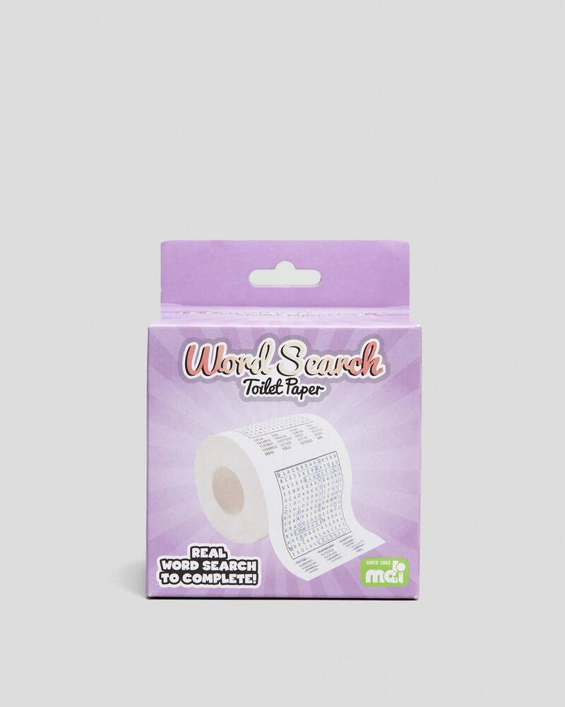 Get It Now Word Search Toilet Paper for Unisex