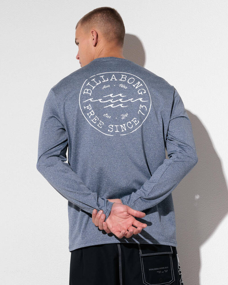 Billabong Big Wave Daz Long Sleeve Rash Vest for Mens