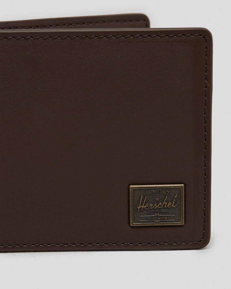 Herschel Hank Leather RFID Wallet for Mens