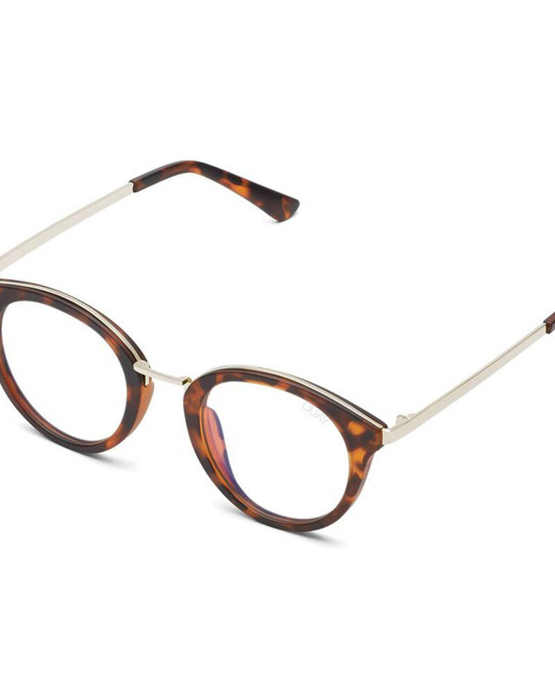 Quay Australia Gotta Run Blue Light Glasses for Womens