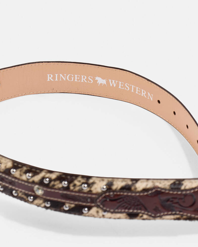 Ringers Western Tasman Leather Belt for Mens