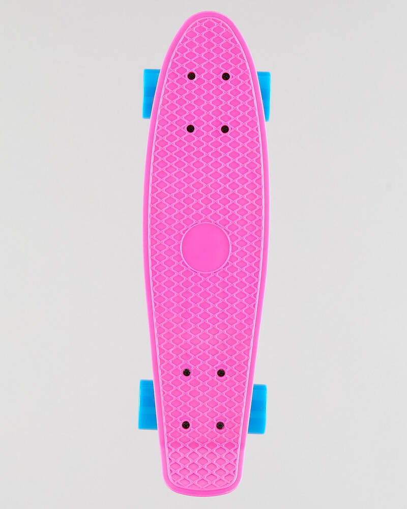 Get It Now Matte Pink Cruiser Skateboard for Unisex
