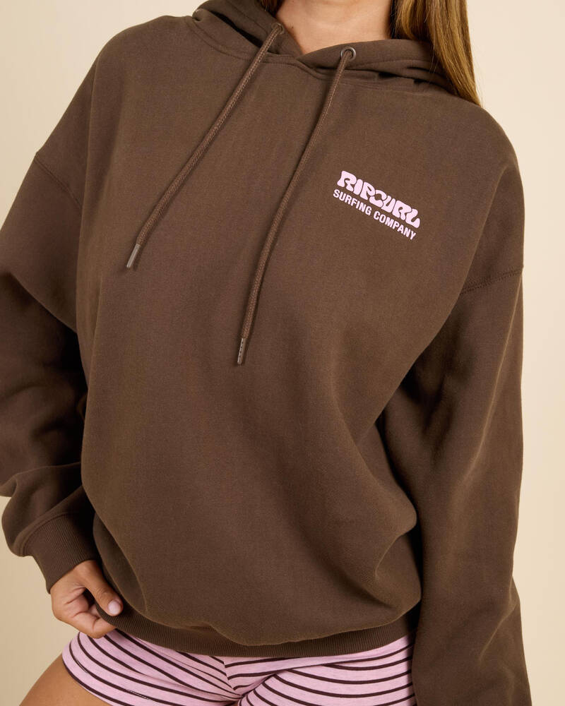 Rip Curl Surf Puff Heritage Hoodie for Womens