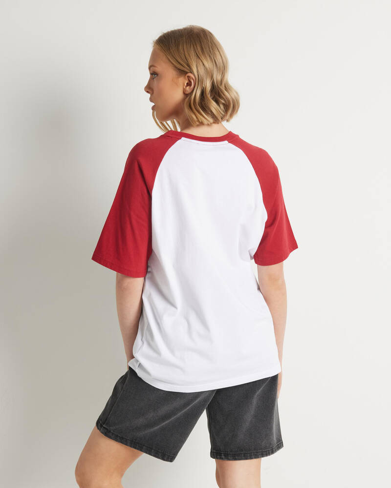 Afends Ryan Oversized Raglan T-Shirt for Womens