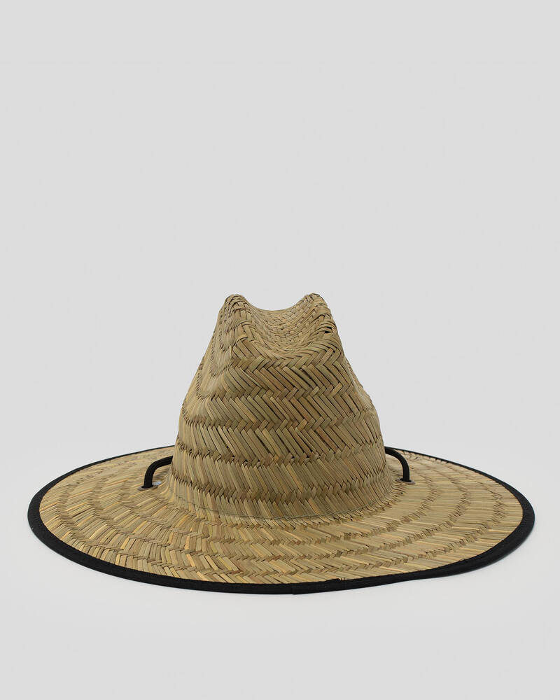 Santa Cruz Screaming Hand Patch Straw Hat for Mens