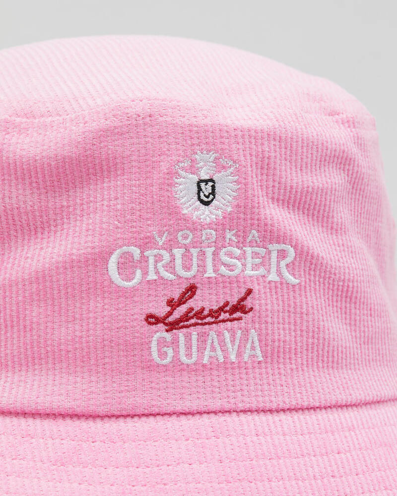 Vodka Cruiser Guava Cord Bucket Hat for Mens