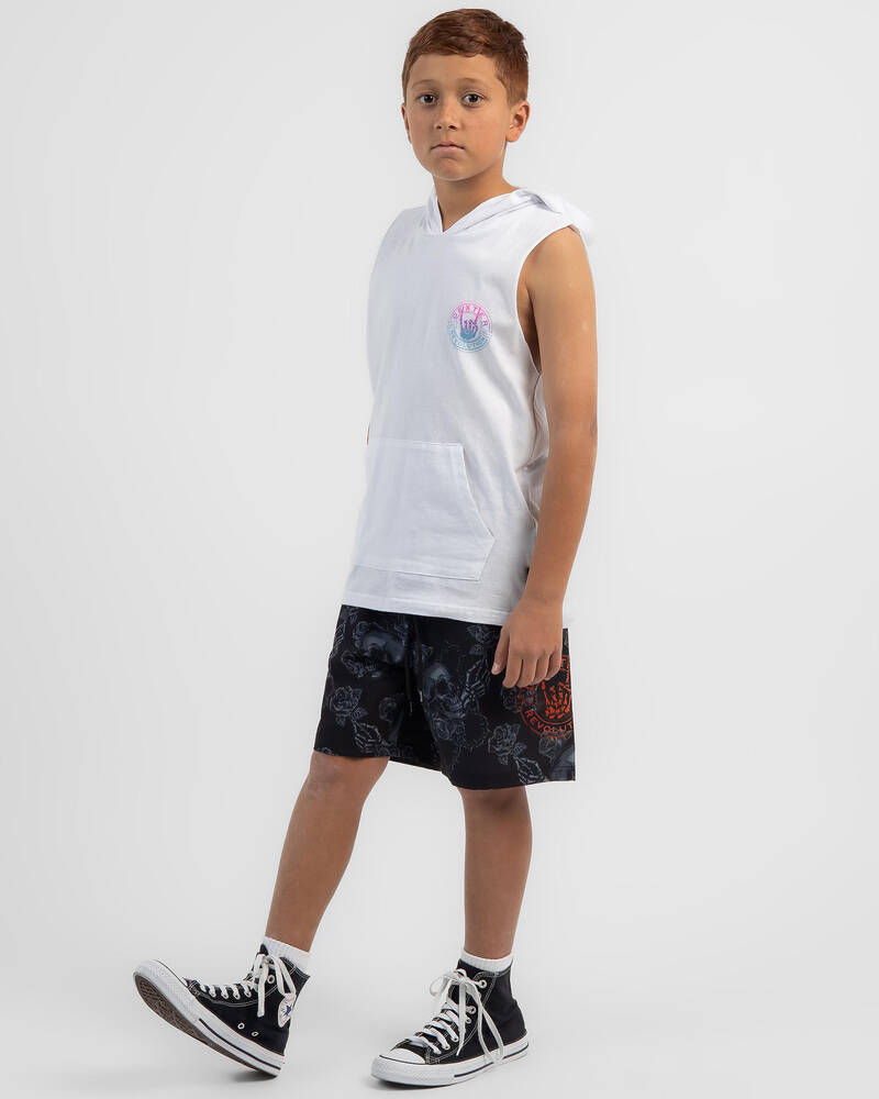 Dexter Boys' Rock'n'Roll Hooded Muscle Tank for Mens