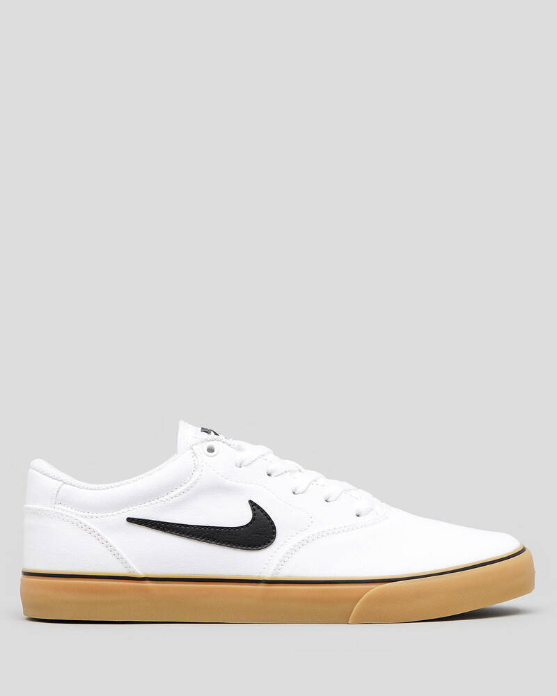 Nike Chron 2 Shoes In White/black-white-gum Light B - Fast Shipping ...
